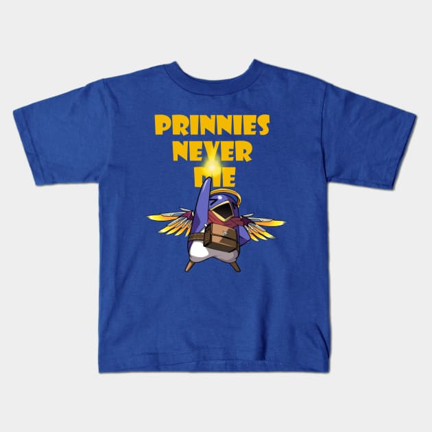 Prinnies Never Die! Kids T-Shirt by Mistress_Quinn